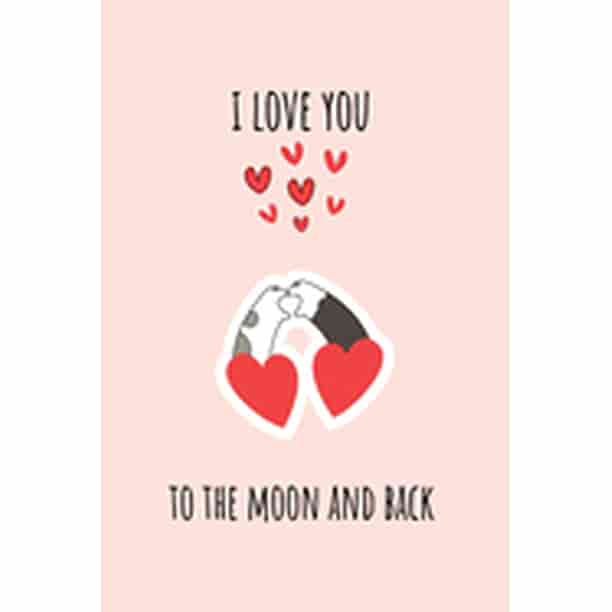 Gif... To My Wife I Love You To The Moon and Back Valentine's Day Gift For Wife 
